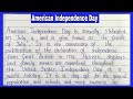 Essay On Independence Day 2021 || Essential Essay Essential || American Independence day - July 4th