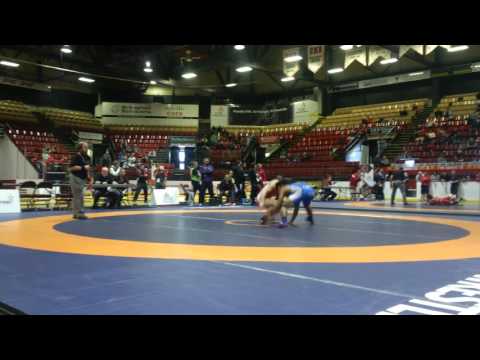 2016 CDN JR NAT FS55kg FINAL  Darthe Capellan (BMWC) vs Ligrit Sadiku (Western) End R1