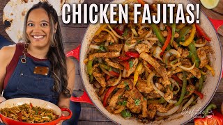 Easy Chicken Fajitas Recipe | Chicken Recipes | Chef Zee Cooks