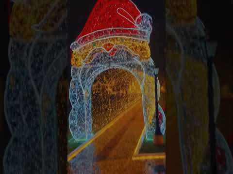 Iluminação de Natal em coronel Xavier Chaves #natal #minasgerais