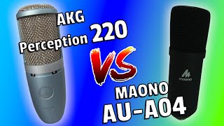Video thumbnail for Versus Series: Maono AU-A04 vs AKG Perception 220 by Chris P. | TheMicGuy