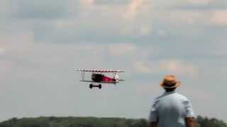 preview picture of video 'Giant Scale RC Fokker D.VII Lo! Ernst Udet in Trouble'