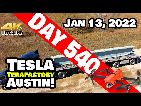 Tesla Gigafactory Austin 4K  Day 540 - 1/13/22 - Tesla TX - THE INS & OUTS OF GIGA TEXAS LOGISTICS!