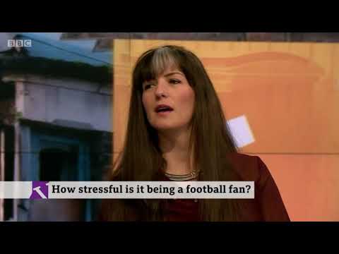 Dr Martha Newson on BBC2 Victoria Derbyshire show: stress and cortisol among football fans