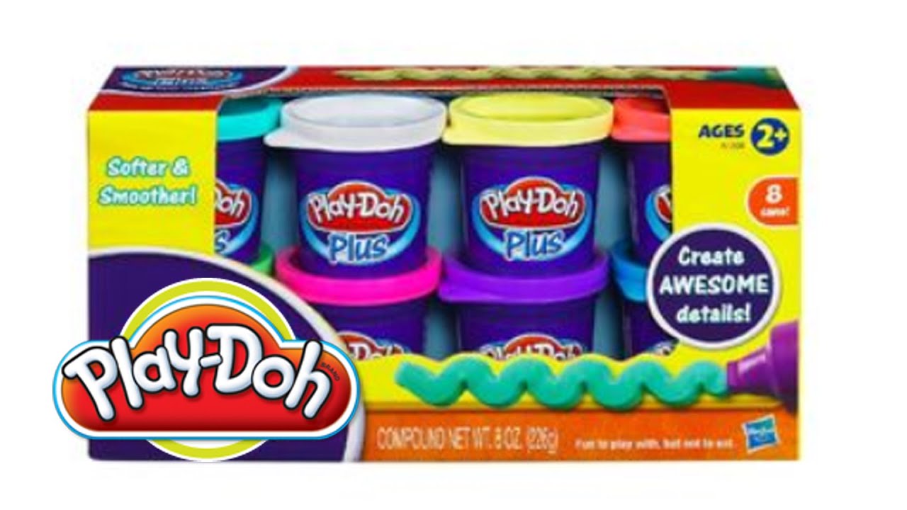 Play-Doh Plus из 8 баночек игровой набор Hasbro