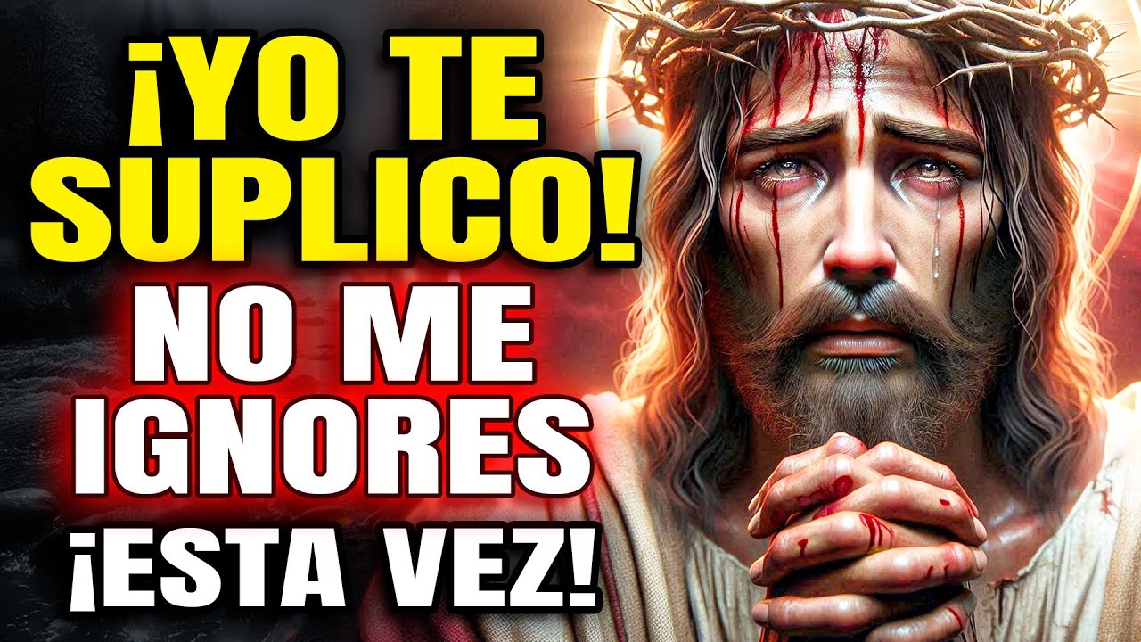⚠️HIJO, SOLO NECESITO 5 MINUTOS PARA BENDICIRTE, ¡PERO SIEMPRE ME DAS LA ESPALDA! ¡MENSAJE DE DIOS!
