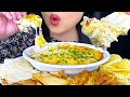ASMR CHEESY CRAB DIP EATING SOUNDS ASMR Phan