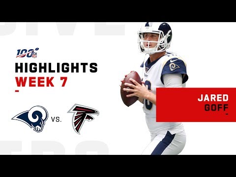 Jared Goff Takes Flight vs. Falcons for 3 TDs | NFL 2019 Highlights