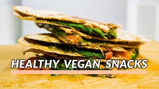 5 EASY VEGAN SNACK RECIPES | & Vegan Energy Bar Recipe