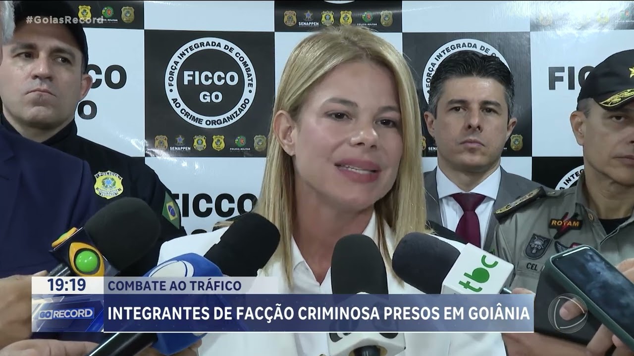 COMBATE A TRÁFICO: INTEGRANTES DE FACÇÃO CRIMINOSA PRESOS EM GOIÂNIA