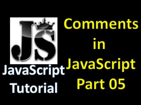 Comment In Javascript Javascript Tutorial In Hindi Part 05