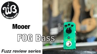Video thumbnail for Gated and aggressive: the Mooer FOG Bass fuzz mini pedal. by the wetter bass
