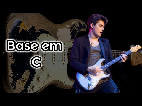 Base Para Improvisar Na Guitarra No Estilo John Mayer - (C) Dó Maior - Pra Relaxar Money