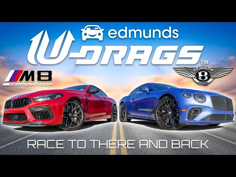 U-DRAG RACE: BMW M8 Competition vs. Bentley Continental GT Speed