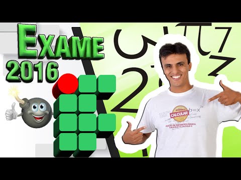 Exame de Seleção 2016 - Resolução comentada ( IFRN )/matemática básica