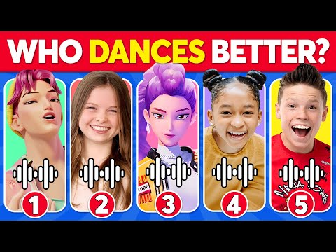 Guess Who's Dancing? | Salish Matter, Rumi, Wednesday, Moana, Elsa, King Ferran 🎤🎶