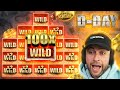 insane full screen wild on the *new* d day slot from nolimit bonus buys