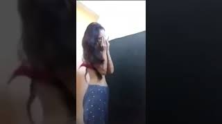 Indian girl bathing video #a #keşfet  #bathroom