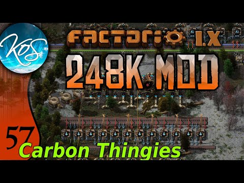 Factorio 248k Mod 57 - CARBON FIBER REINFORCED PLASTIC - Tips & Tricks