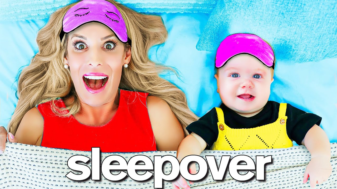 First Giant Sleep Over WIth My Daughter
