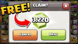 It&#39;s EASY to Grab over 3,200 FREE GEMS in Clash of Clans! Farm to MAX #9