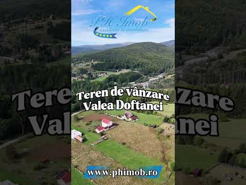 Teren intravilan de vanzare, Valea Doftanei Prahova — Video