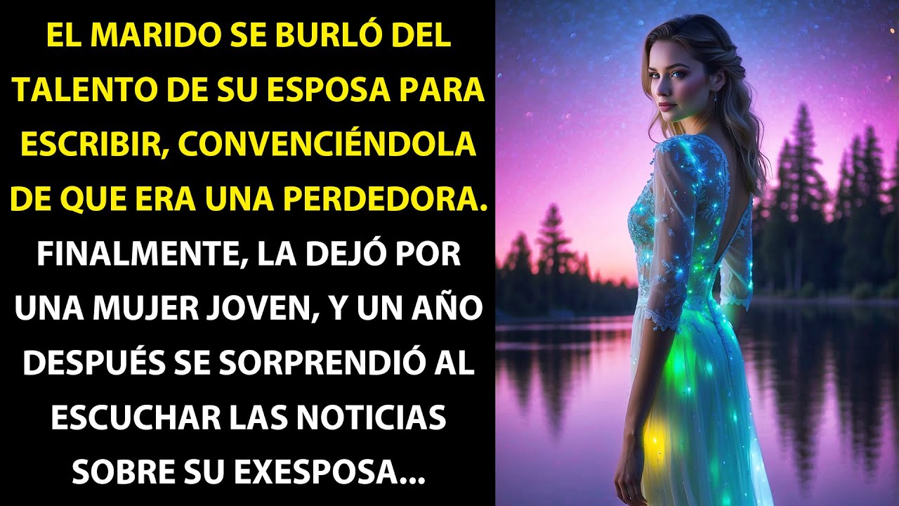 EL ESPOSO MENOSPRECIÓ EL TALENTO DE ESCRITURA DE SU ESPOSA, LA LLAMÓ UNA FRACASADA Y LA ECHÓ...