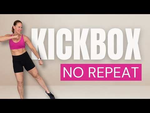 30-Min Cardio Kickboxing Workout | Full Body Burn, No Repeats