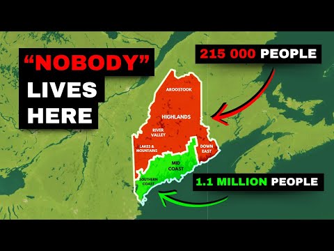 Why so Few Americans live in Northern Maine?