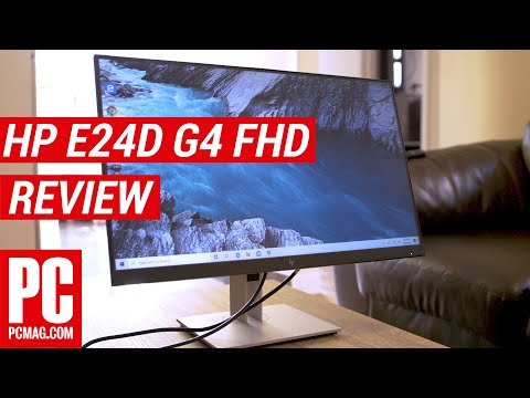 External Review Video ooVrD7OQDNc for HP E24d G4 24" FHD Monitor (2020)