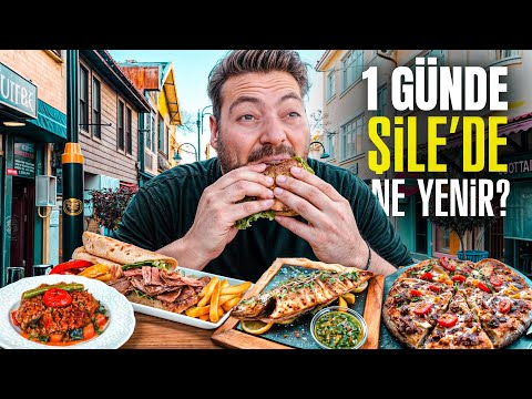 I ATE EVERYTHING IN ONE DAY IN ŞİLE!