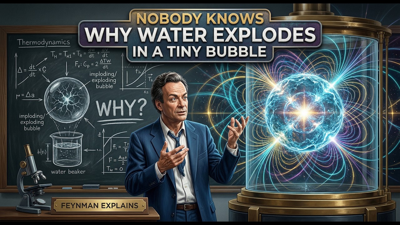 Why A Collapsing Bubble of Water Produces The Heat of A Star — Feynman's Answer