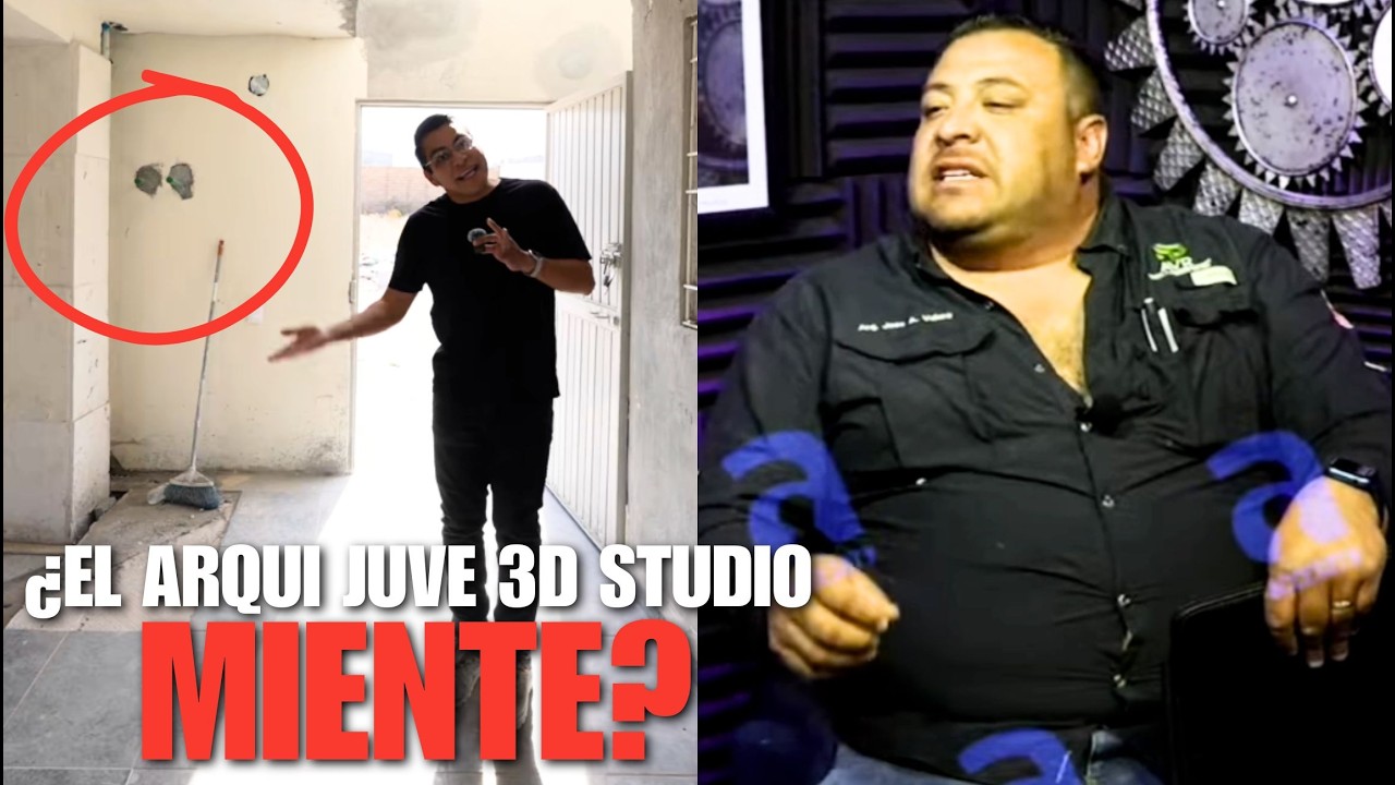 ¿EL ARQUI JUVE 3D STUDIO MIENTE? EL ARQUITECTO que CONSTRUYÓ LA CASA del BOILER REVELA su VERDAD