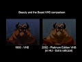 Beauty And The Beast VHS Comparison