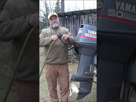 START YOUR OUTBOARD MOTOR BEFORE YOU PUT IT IN THE WATER