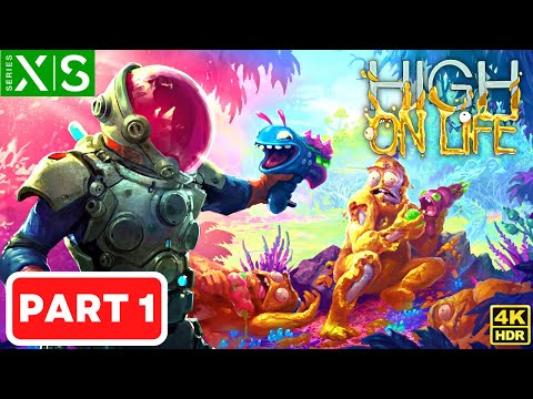 HIGH ON LIFE Walkthrough Gameplay Part 1 - No Commentary Xbox Series X [4K HDR 60FPS]