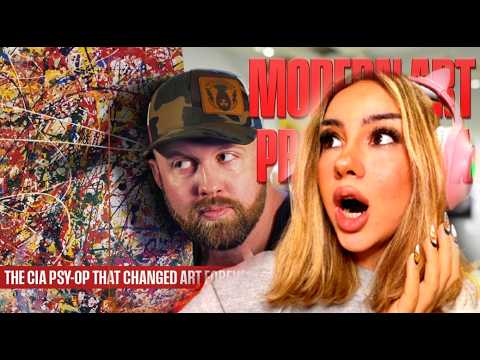 Finnish Girl Reacts to Modern Art Is CIA Propaganda - Was Jackson Pollock A Fed?
