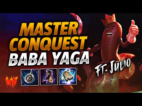 BABA YAGA, LET'S GO WITH THE OLD WITCH ft. Julio - Warchi - Smite Master Conquest