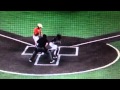 Great recovery to toss out a base runner at 2B