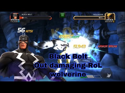 Black Bolt out damaging ROL Wolverine and destroying ROL vision in less then 60 seconds