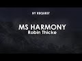 Ms Harmony | Robin Thicke
