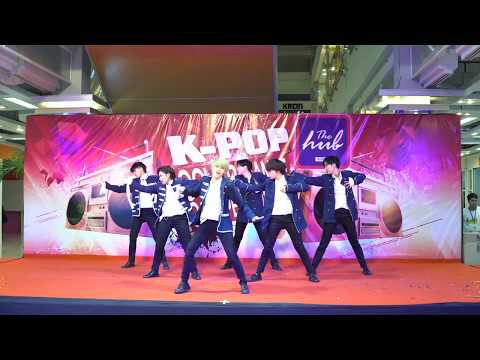180114 (4K) 1Track cover K-Pop - Shape of you & Say my name & Fantasy @ The HUB