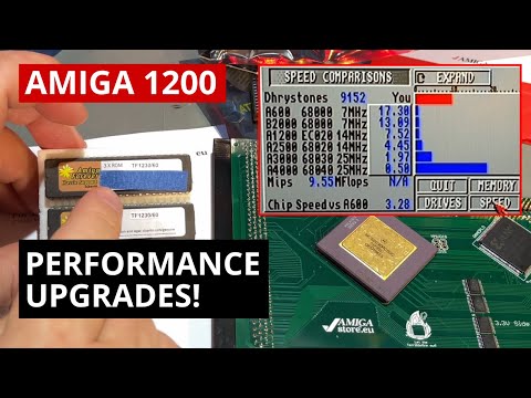 SUPER SPEED! Amiga 1200 performance upgrades - TerribleFire 1230 installation and setup