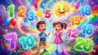 Count with Me 1 to 20 🎶 | Numbers Song for Kids | Counting Nursery Rhymes