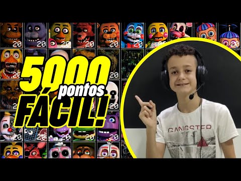 Como ganhar 5000 pontos FÁCIL! - Ultimate Custom Night - |HERO|