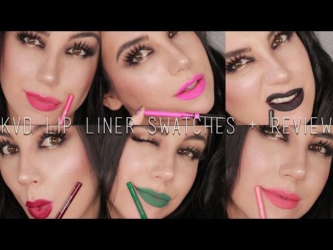 New Kat Von D Beauty Everlasting Lip Liner Swatches | Review | QuinnFace