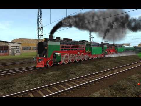 Тrainz   Bulgarian steam locomotive   starting