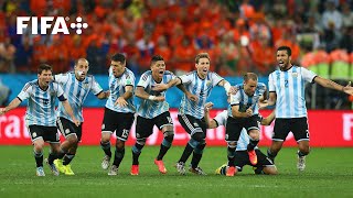 Argentina Qualify for the World Cup Final | Full Penalty Shootout: Argentina v Netherlands (2014)
