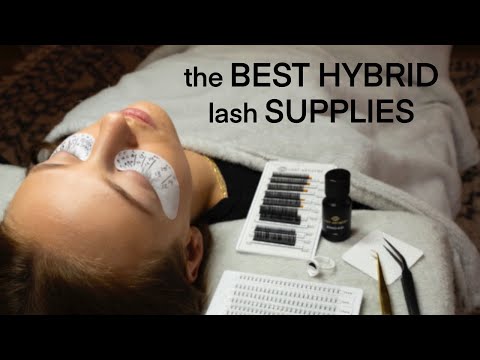 Best Hybrid Lash Extension Supplies | Step by step Hybrid Tutorial
