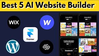 Top 5 AI Website Builders for Beginners | The #1 is Insane